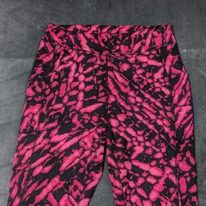 POPfit Stella Leggings, Pink and Black, Size L